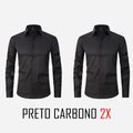 KIT 2 CAMISAS FEMININAS T-CARBON™  SLIM PREMIUM- R$267,00 de Desconto