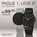 [Pague 1 Leve 2] Relógios Elegancy Minimal